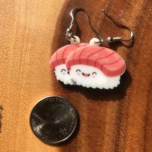 Sushi earrings 🍣